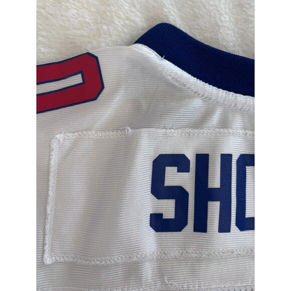 Boys New York Giants Jeremy Shockey 80 NFL Jersey Youth Large Reebok Onfield - Picture 9 of 10